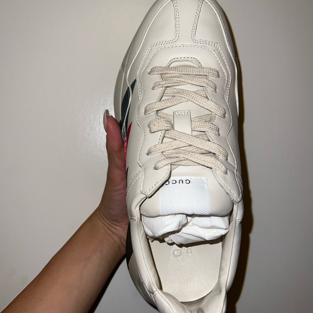 Gucci Apollo mystic white Leather Sneakers - Picture 7 of 14